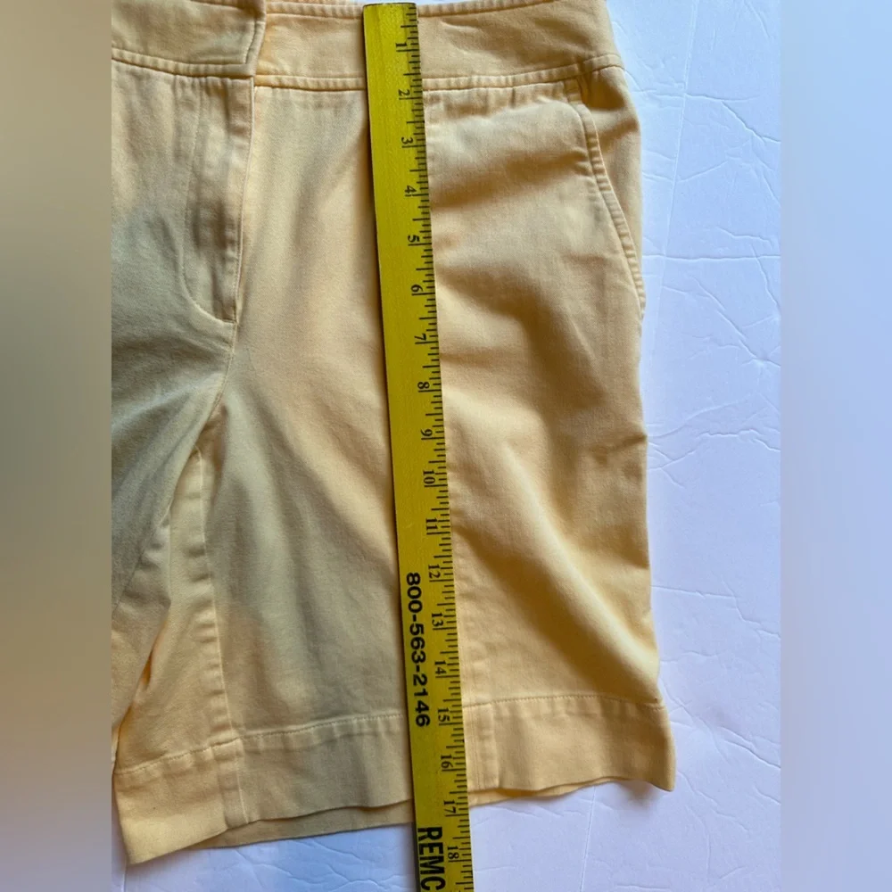 Lizgolf Bermuda Yellow Women’s 8 Golf Shorts Pockets Style LBMU2377 - Picture 10 of 11